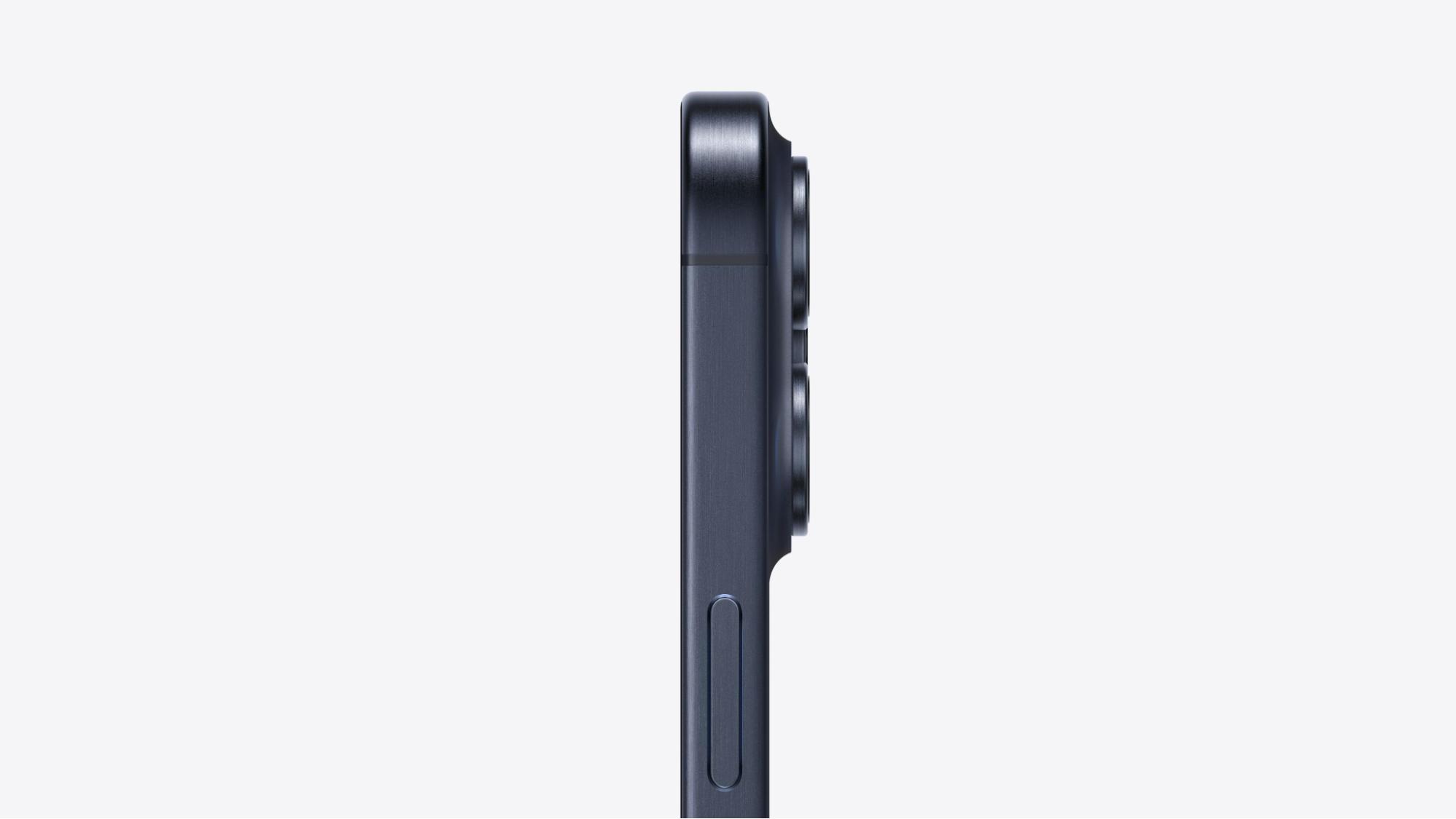 Cận cảnh khung viền Titanium hạng 5 của iPhone 15 Pro Titan Xanh